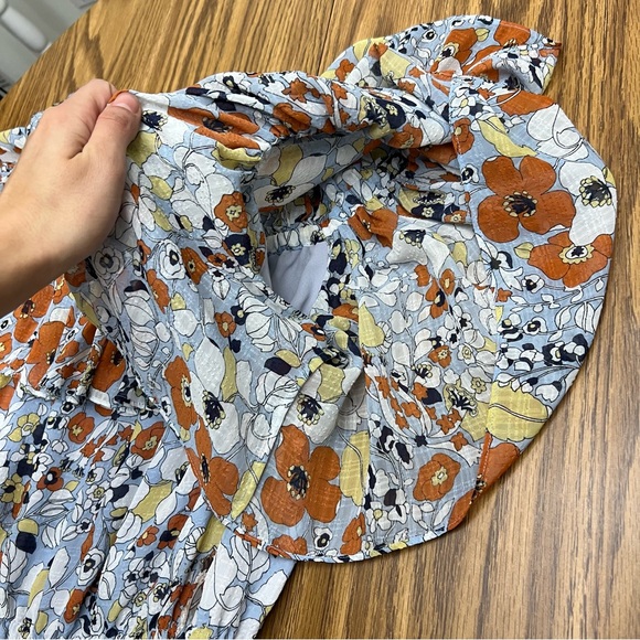 Alexis Floral Ruffle Dress in Vintage Blossom - Picture 5 of 11